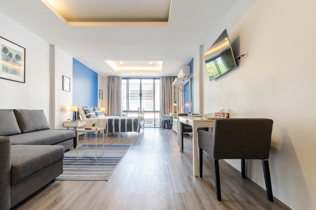Cozy Studio 1 In Sathorn, Bts Saint Louis Bangkok Exteriör bild